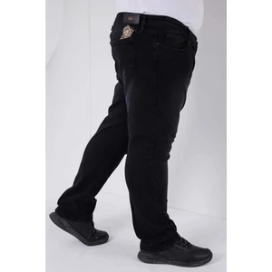 Dostum Giyim Dostumgiyim Erkek Büyük Beden Likralı Battal Normal Bel Düz Paça Kot Pantolon