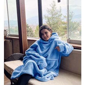 Welsoft Peluş Polar Giyilebilir Battaniye Pijama