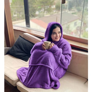 Welsoft Peluş Polar Giyilebilir Battaniye Pijama
