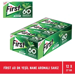 Sensations 60 Dakika Yeşil Nane Aromalı Sakız 27 gr - 12 Adet