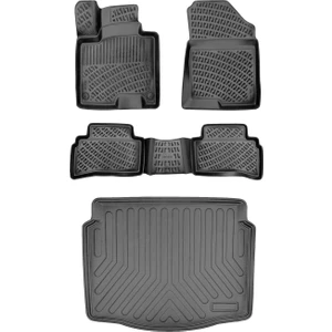 Ds 4 2021+ 3D Havuzlu Paspas Takımı ve Bagaj Havuzu Seti