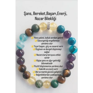 Sertifikalı   Şans, Başarı, Bereket, Enerji Nazar Bilekliği
