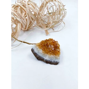 Sertifikalı   Sitrin Taşı Işlenmemiş Doğaltaş Parça