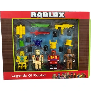 17'li 4 Figür 13 Aksesuarlı Oyuncak Roblox Figür Seti