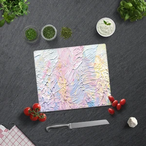 Fırça Dokunuşu | Cam Kesme Tahtası - Cam Kesme Tablası | 29cm X 34cm