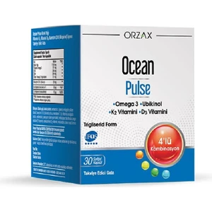 Ocean Pulse Balık Yağı 30 Kapsül 