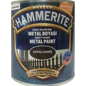 Hammerite Direkt Pas Üstü Çekiçlenmiş Metal Boyası Gümüş Gri 2.5 Lt