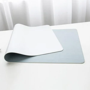 80*40CM Deri Su Geçirmez Mouse Pad, Kaymaz Tabanlı, Pürüzsüz Yüzeyli, Masa Üstü Düzenleyici Mat