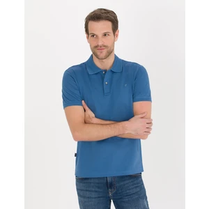 Pierre Cardin Erkek Koyu Mavi Slim Fit Polo Yaka Merserize Tişört 50262665-VR032