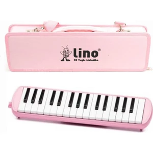 Pastel Pembe Renk 32K Çantalı Melodika