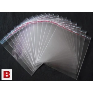 100 Adet 13x25 cm Sarı OPP Jelatin Bantlı Yapışkanlı Naylon Poşet