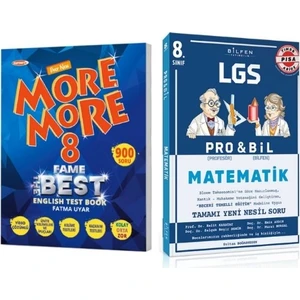 More & More More And More 8. Sınıf Fame Fenomen English Test Book + LGS Pro&bil Soru Bankası 8.sınıf Matematik