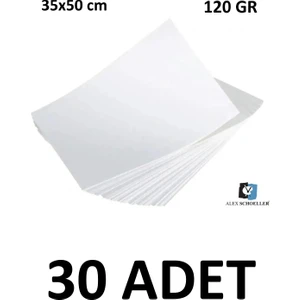 Keskin Color 30 Adet   Dokusuz Schoeller  Resim Kağıdı 35 x 50 cm 120 gr