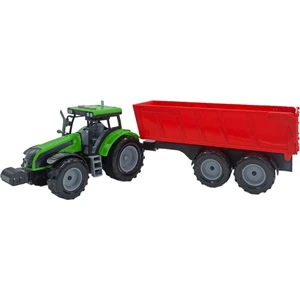 PopŞeker Gerçekçi Detaylarıyla Çocukların Hayallerini Gerçekleştiren Ayrılabilir Römorklu Sesli Işıklı Oyuncak Yeşil Traktör 43CM.