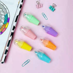 Hediye Ofisi 6'lı Cup Dondurma Tasarımlı Keçeli Kalem Cupdondurma