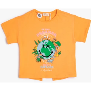 SmileyWorld® Lisanslı Tişört Pencere Detaylı Pamuklu