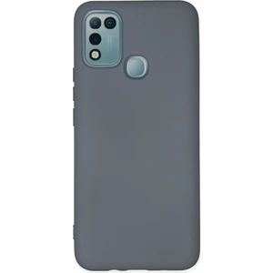 Bilişim Aksesuar Infinix Hot 10 Play Kılıf Nano Içi Kadife  Silikon - Gri