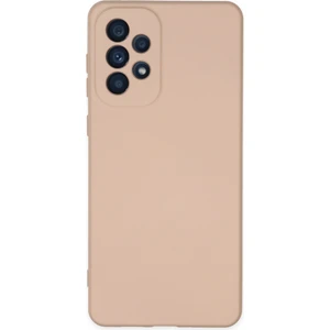 Bilişim Aksesuar Samsung Galaxy A23 4g Kılıf Nano Içi Kadife  Silikon - Pudra