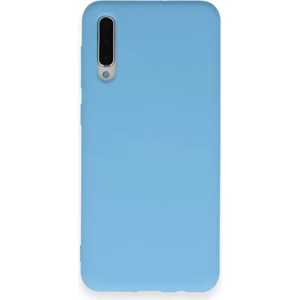 Bilişim Aksesuar Samsung Galaxy A50 Kılıf Nano Içi Kadife  Silikon - Mavi