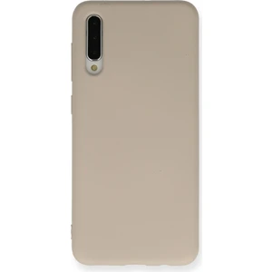 Bilişim Aksesuar Samsung Galaxy A50S Kılıf Nano Içi Kadife  Silikon - Bej