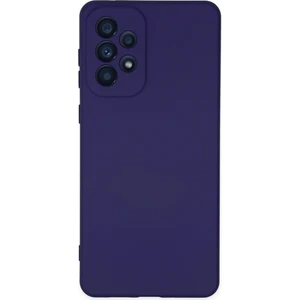 Bilişim Aksesuar Samsung Galaxy A23 4g Kılıf Nano Içi Kadife  Silikon - Mor