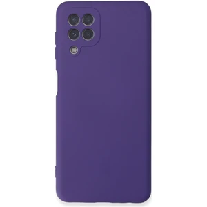 Bilişim Aksesuar Samsung Galaxy M22 Kılıf Nano Içi Kadife  Silikon - Mor