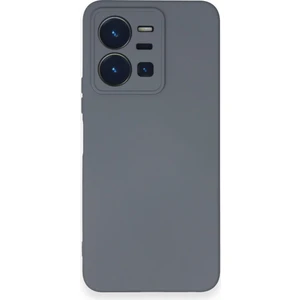 Bilişim Aksesuar Vivo Y35 Kılıf Nano Içi Kadife  Silikon - Gri