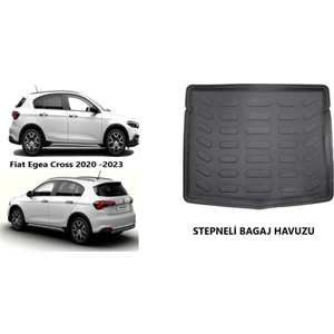 Fiat Egea Cross Stepneli  2020 3D Bagaj Havuzu