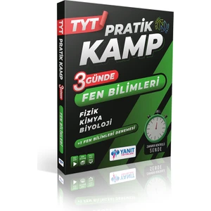 Yanıt Yayınları  TYT  Pratik Kamp 3 Günde Fen Bilimleri