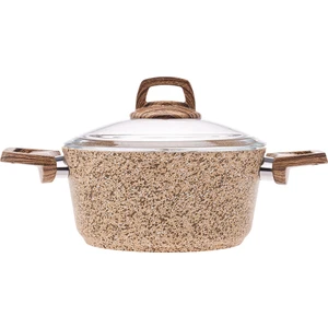 Wood Silver Bio Granit Tencere 20 cm