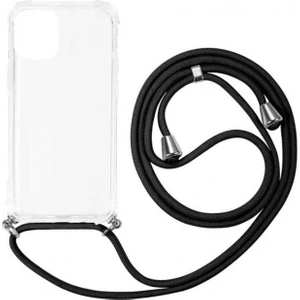 Apple iPhone 14 Plus 6.7'' Boyun Askılı Şeffaf Tank Kılıf Siyah