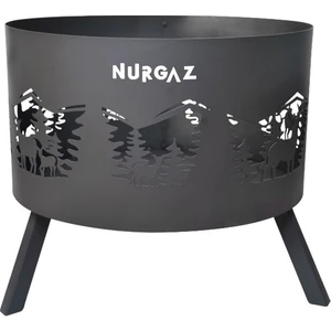 Orman Şöminesi Geyik Desen