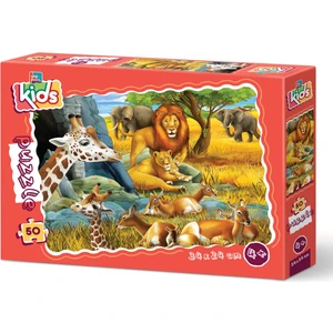 Hayvanlar Alemi 50 Parça Çoçuk Puzzle