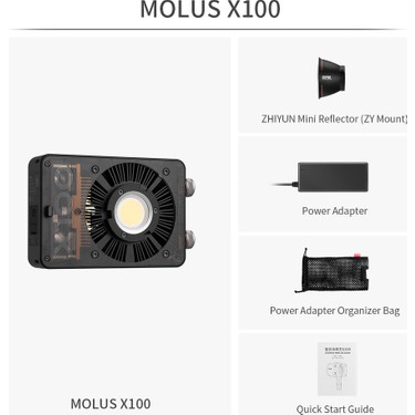 Zhiyun Molus X100 100W Taşınabilir Işık Fiyatı