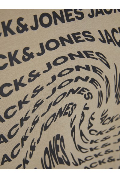 Jack & Jones Logolu Sirt Baskili Tisört- Twirl