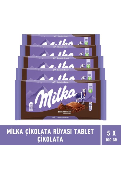 Milka Oreo Choco Tablet Çikolata 100 gr - 5 Adet