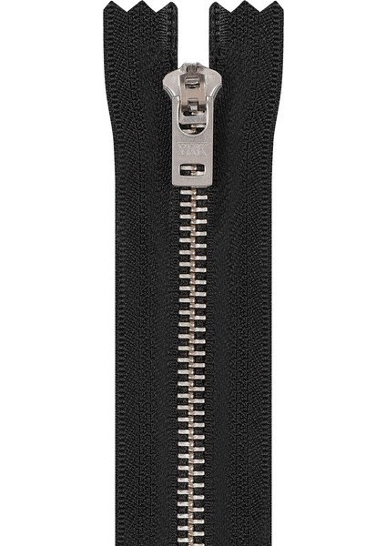 Metal T5 18 cm Nikel Dipli Fermuar