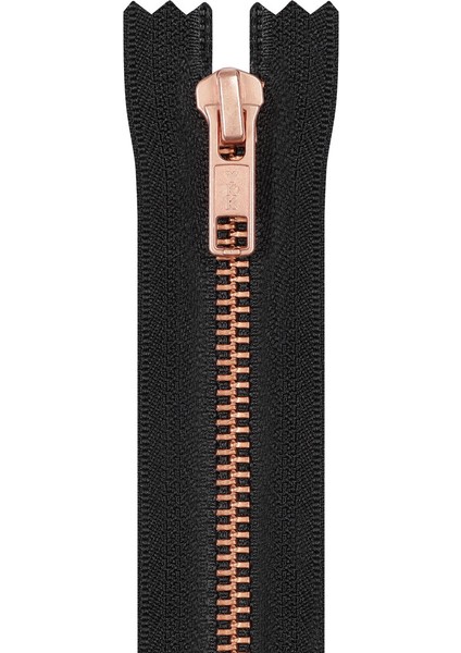 Metal T5 18 cm Bakır Dipli Fermuar