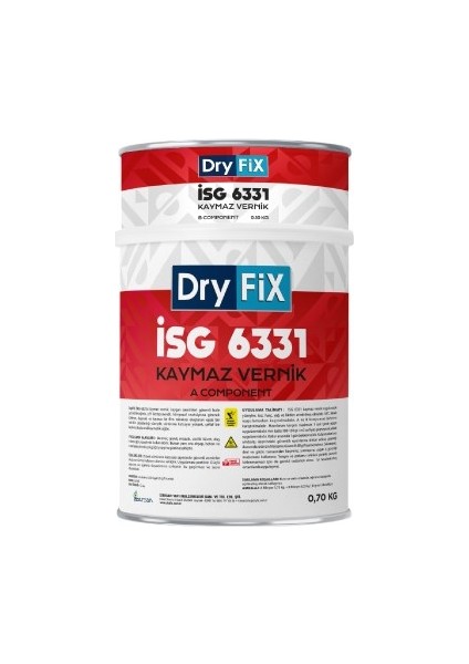 4 kg Kaymaz Vernik Isg 6331 Kayganlık Önleyici Şeffaf Kaplama