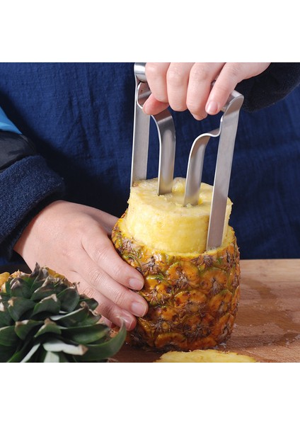 Paslanmaz Çelik Ananas Et Sıkacağı Ananas Bıçağı Göz Soyucu (Yurt Dışından)