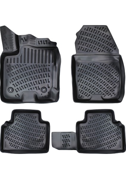 Ford Courier 2014 Sonrası 3D Havuzlu Paspas