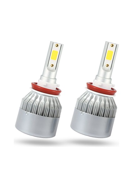Bosx Vısıon LED Xenon Soğutuculu Far Ampul 4400LM 6000K 9006