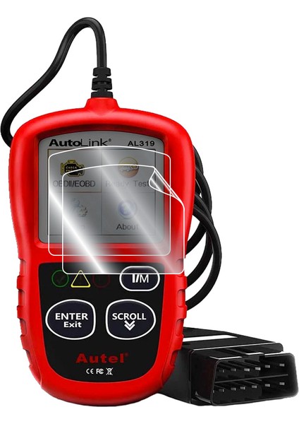 Autel Autolink AL319 Obd Iı/eobd Kod Okuyucu ile Uyumlu Ipg Ekran Koruyucu (2 Adet)