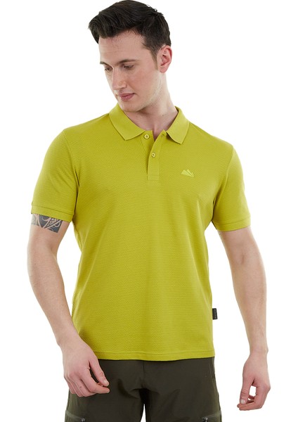 Edge Erkek Polo T-Shirt Lime