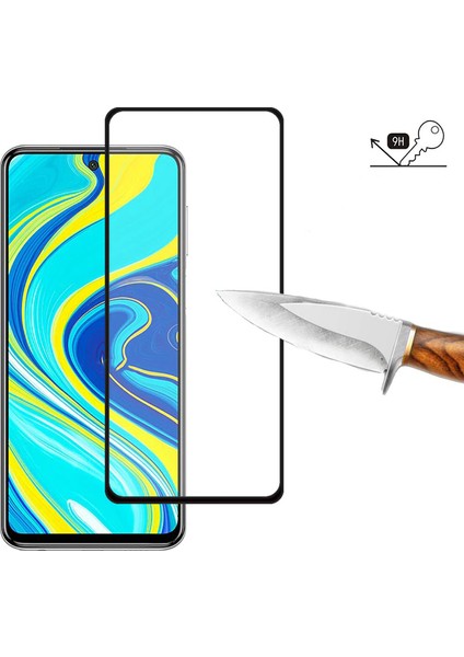 Case 4U Xiaomi Redmi Note 12 5G Uyumlu Tam Kaplayan Şeffaf Davin Seramik Ekran Koruyucu Kırılmaz Cam Siyah