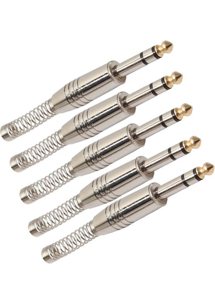 Mikrofon Ses Kablosu Aksesuarı Için Pratik 1/4 Inç Trs Stereo Adaptörü (Yurt Dışından)