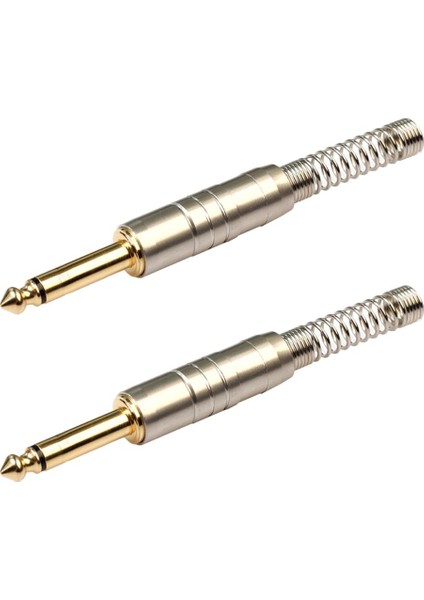 2 Adet Ses Adaptörü 6.35 mm Stereo Fiş Altın Kaplama Kontakları Için (Yurt Dışından) fiyatları