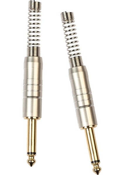 2 Adet Ses Adaptörü 6.35 mm Stereo Fiş Altın Kaplama Kontakları Için (Yurt Dışından) fırsatları