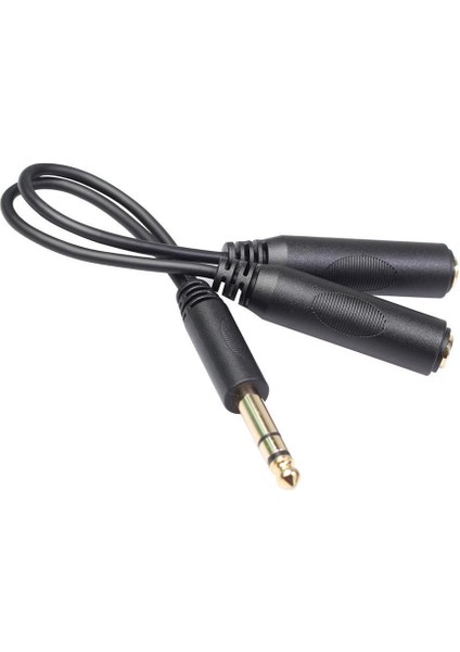 20CM 6.35 1/4 "inç 1 Erkek Ila Ikili 1/4" Dişi Y Ayırıcı (Yurt Dışından) modelleri