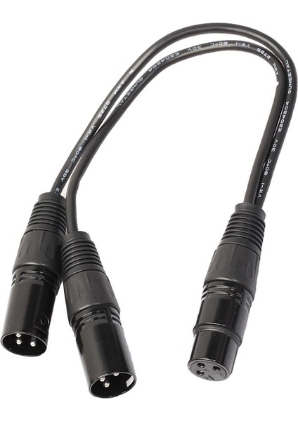 2x Xlr 3pin Dişi - 2 Xlr Erkek Y Ayaltıcı Kablo Adaptör Dönüştürücü Kablosu 1ft (Yurt Dışından) modelleri